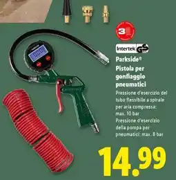 Lidl Parkside Pistola per gonfiaggio pneumatici offerta