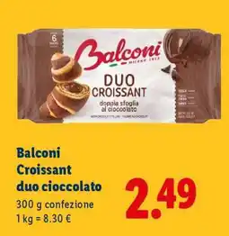 Lidl Balconi Croissant duo cioccolato offerta