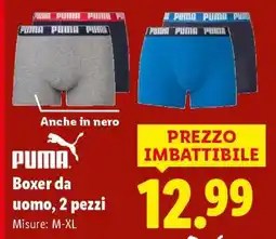 Lidl Puma Boxer da uomo, 2 pezzi offerta