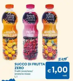 MD Discount SUCCO DI FRUTTA ZERO frutti rossi/ace/ arancia rossa offerta
