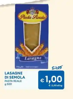MD Discount Lasagne di semola PASTA REALE offerta