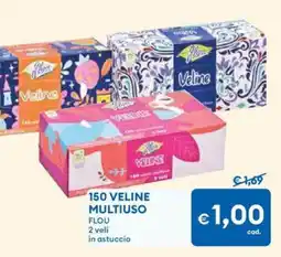 MD Discount 150 veline multiuso FLOU offerta