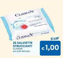 MD Discount 25 salviette struccanti CLIOSAN offerta
