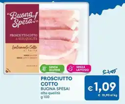 MD Discount Prosciutto cotto BUONA SPESA! offerta