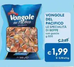 MD Discount Vongole del pacifico LE SPECIALITÀ DI BEPPE offerta