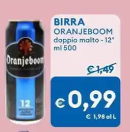 MD Discount Birra ORANJEBOOM offerta