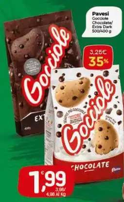Crai Pavesi Gocciole Chocolate/ Extra Dark offerta