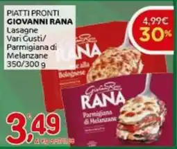 Crai Piatti pronti GIOVANNI RANA offerta