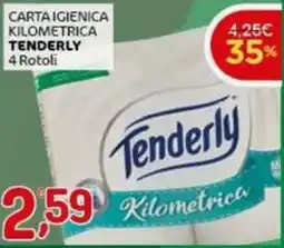 Crai Carta igienica kilometrica TENDERLY offerta
