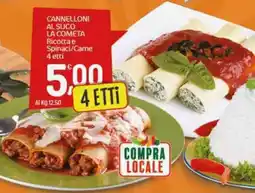 Crai Cannelloni al sugo la cometa ricotta e spinaci/came offerta