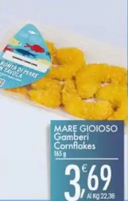 Crai MARE GIOIOSO Gamberi Cornflakes offerta