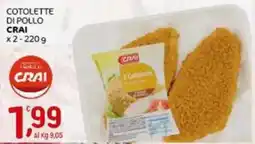 Crai Cotolette di pollo CRAI offerta
