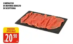 Tigros Carpaccio di bovino adulto di scottona offerta