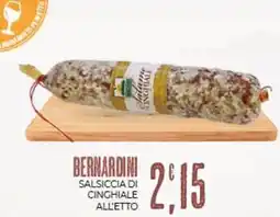 Eté Bernardini salsiccia di cinghiale all'etto offerta