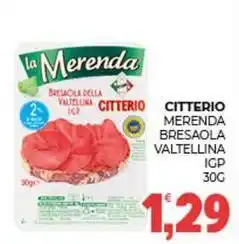 Eté Citterio merenda bresaola valtellina IGP offerta