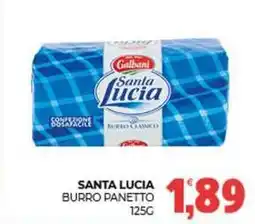 Eté Santa lucia burro panetto offerta