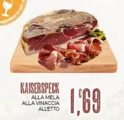 Eté Kaiserspeck alla mela alla vinaccia all'etto offerta