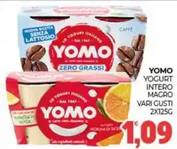 Eté Yomo zero grassi yogurt intero magro vari gusti offerta