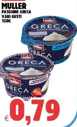 Eté Muller passione greca vari gusti offerta