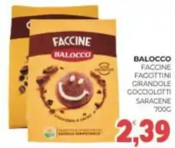 Eté Balocco faccine facottini girandole gocciolotti saracene offerta