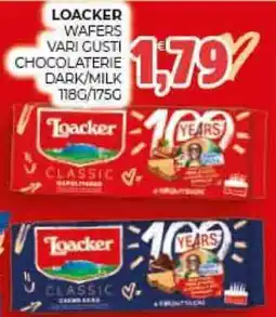 Eté LOACKER WAFERS VARI GUSTI CHOCOLATERIE DARK/MILK offerta