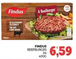 Eté Findus beefburger x4 offerta