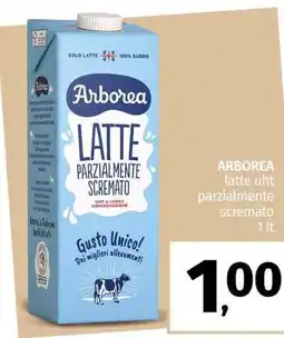 Pam ARBOREA latte uht parzialmente scremato offerta