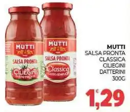 Eté Mutti salsa pronta classica ciliegini datterini offerta