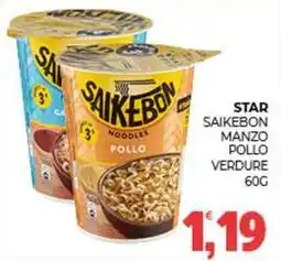 Eté Star saikebon manzo pollo verdure offerta