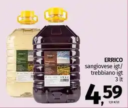 Pam ERRICO sangiovese igt/ trebbiano igt offerta