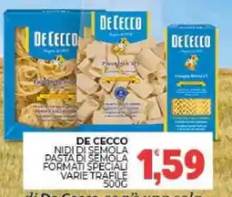Eté De cecco nidi di semola pasta di semola formati speciali varie trafile offerta