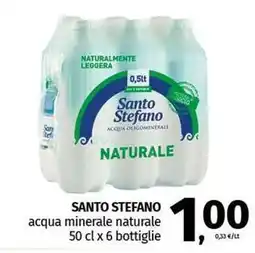 Pam SANTO STEFANO acqua minerale naturale offerta