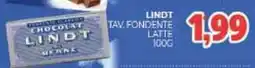 Eté Lindt tav. fondente latte offerta