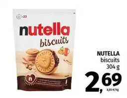 Pam NUTELLA biscuits offerta
