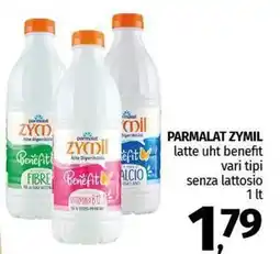 Pam PARMALAT ZYMIL latte uht benefit vari tipi senza lattosio offerta