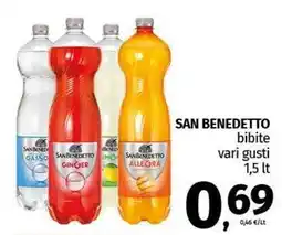Pam SAN BENEDETTO bibite vari gusti offerta