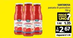 Pam SANTAROSA passata di pomodoro offerta