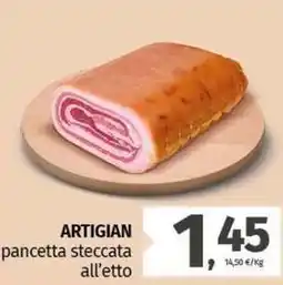 Pam ARTIGIAN pancetta steccata all'etto offerta