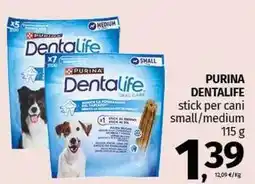 Pam PURINA DENTALIFE stick per cani small/medium offerta