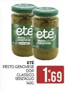 Eté Eté pesto genovese dop classico senz'aglio offerta