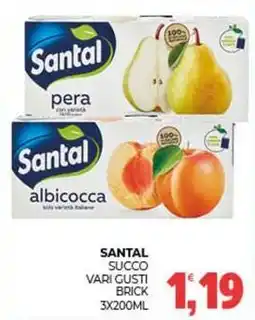 Eté Santal succo vari gusti brick offerta