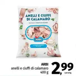 Pam ARBI anelli e ciuffi di calamaro offerta