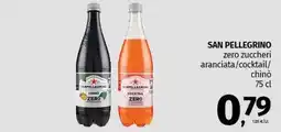 Pam SAN PELLEGRINO zero zuccheri aranciata/cocktail/ chinò offerta