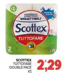 Eté Scottex tuttofare double face x2 offerta