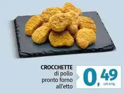 Pam CROCCHETTE di pollo pronto forno all'etto offerta