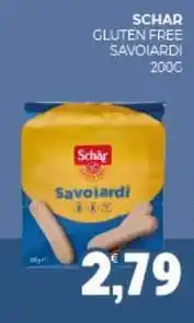 Eté Schar gluten free savoiardi offerta