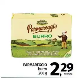 Pam PARMAREGGIO burro offerta