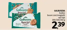 Pam GALBUSERA frollini buoni cosi/magretti vari tipi offerta