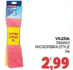 Eté Vileda panno microfibra style x4 offerta