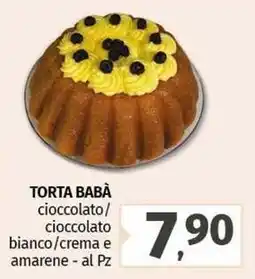 Pam TORTA BABÀ cioccolato/ cioccolato bianco/crema e amarene offerta